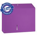 MERIDA STELLA DUO VIOLET LINE toilet paper dispenser with a holder for leftover paper roll, max. roll diameter 20 cm, violet